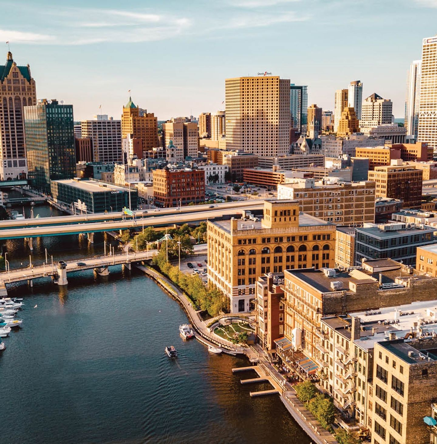 Downtown Milwaukee (Credit: MKE Tech)