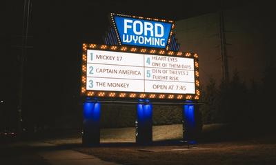 Ford-Wyoming Drive-in Movie Theatre - Fun fact: The Ford-Wyoming Drive-In in Dearborn, Michigan was once the world's largest drive-in theater. (Photo Credit: @OVDash)