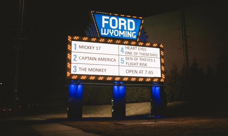 Ford-Wyoming Drive-in Movie Theatre - Fun fact: The Ford-Wyoming Drive-In in Dearborn, Michigan was once the world's largest drive-in theater. (Photo Credit: @OVDash)