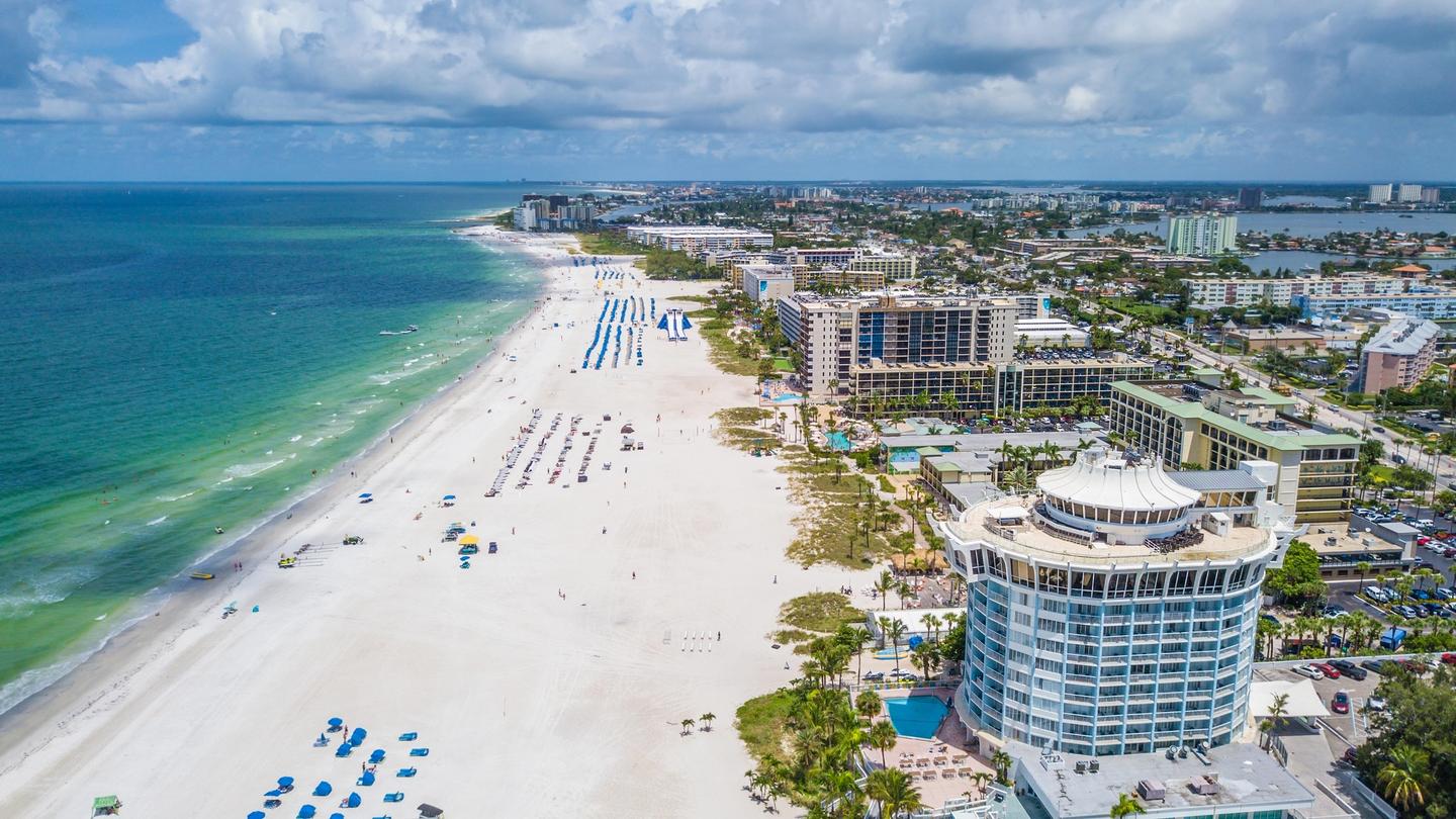 Recently voted the No. 1 U.S. beach by Trip Advisor, St. Pete Beach boasts white sand and sparkling, turquoise water.