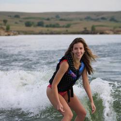 Wilson Lake Wake Surfing (Credit: Lincoln County Economic Development)