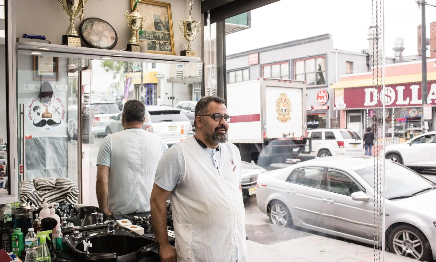 Palestine Hair Salon in Paterson New Jersey (photo cred: NY Times)