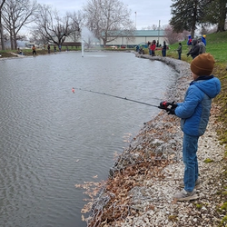 Opening Day of Trout Fishing at King Park Lagoon