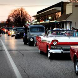 Christmas car parade