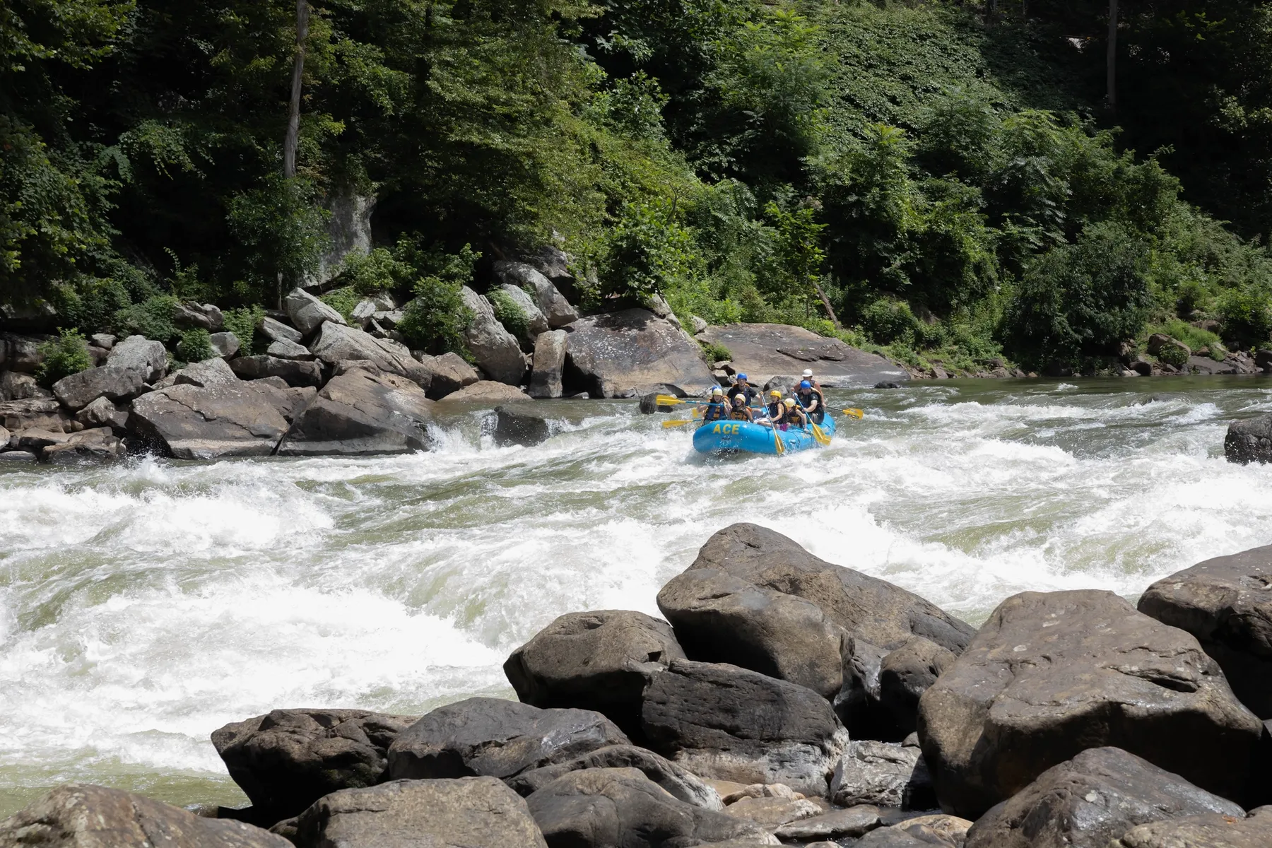 Beckley is a kayaker’s delight, with more than 820 miles of river located less than 50 miles from the city. Photo credit: J K Laws / Shutterstock.com