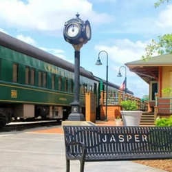 The "wood capital of the world," Jasper is a thriving economic hub, home to international brands like Kimball and MasterBrand Cabinets.