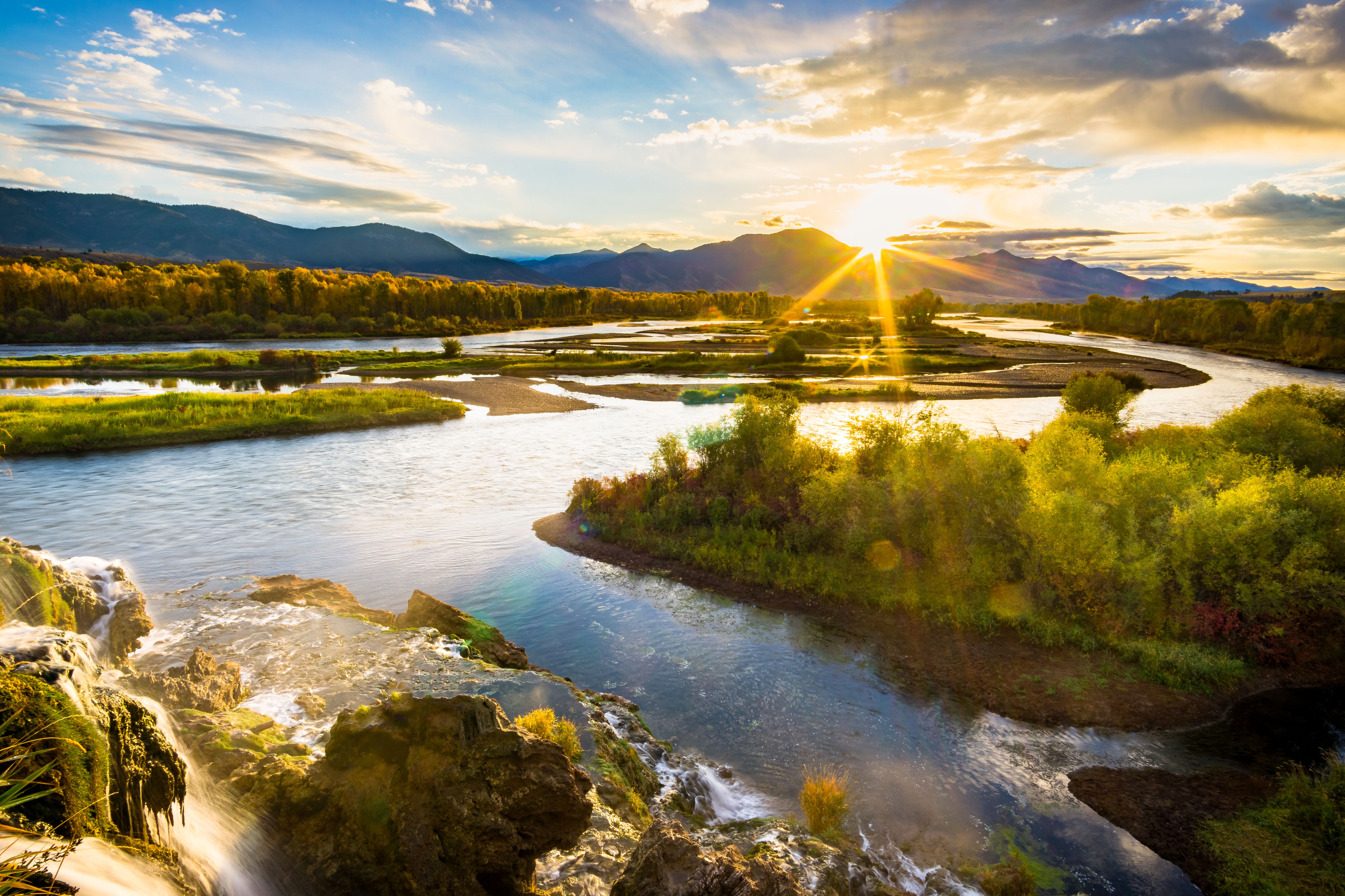 The Snake River near Ontario, Oregon