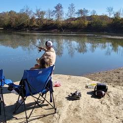 Local residents fishing