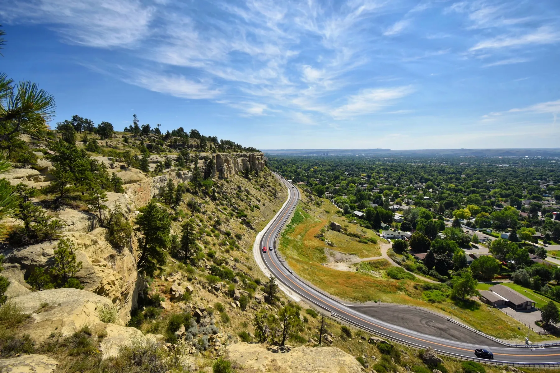 Motorcycle enthusiasts and road trippers love cruising the open roads around Billings.