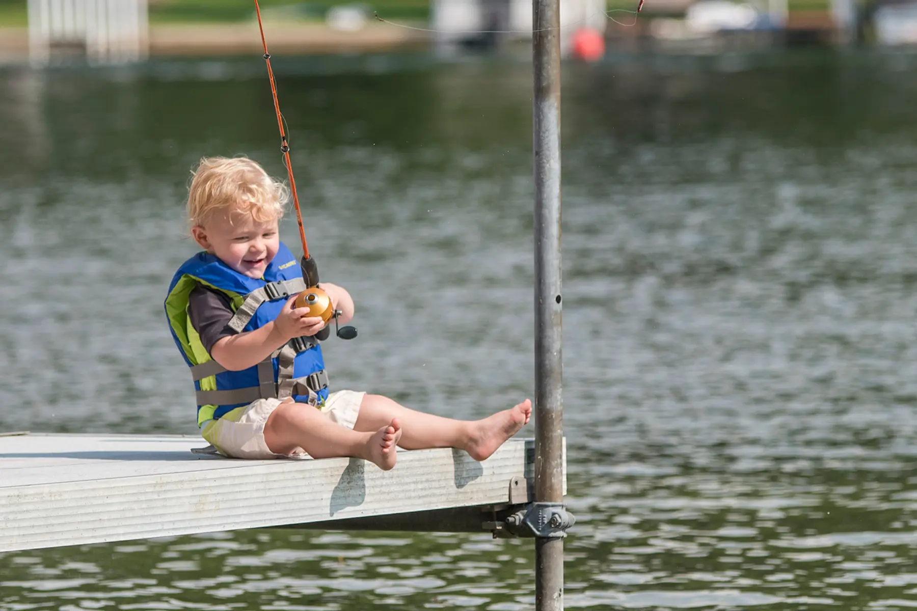 Fishing at the docks