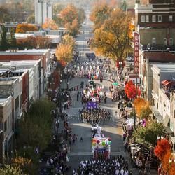 K-State Homecoming Parade in downtown Manhattan