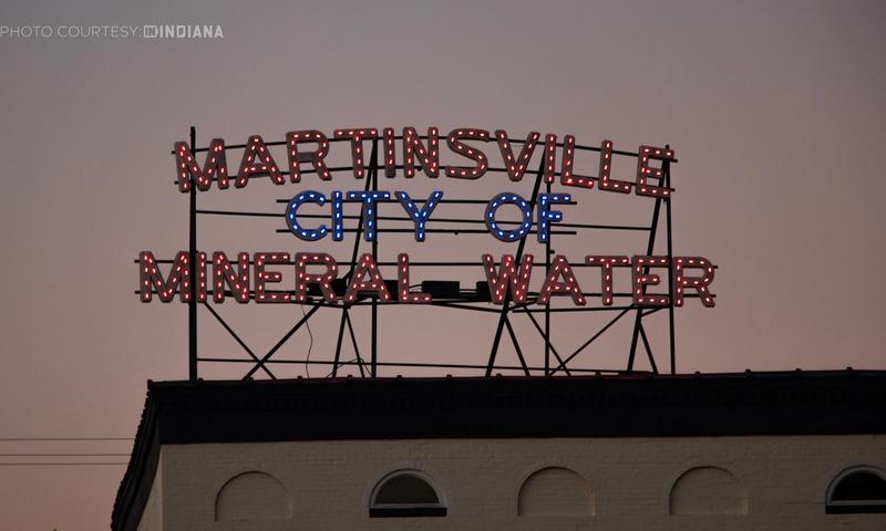Martinsville City Sign (Image Credit: Indiana Destination Development Corporation)