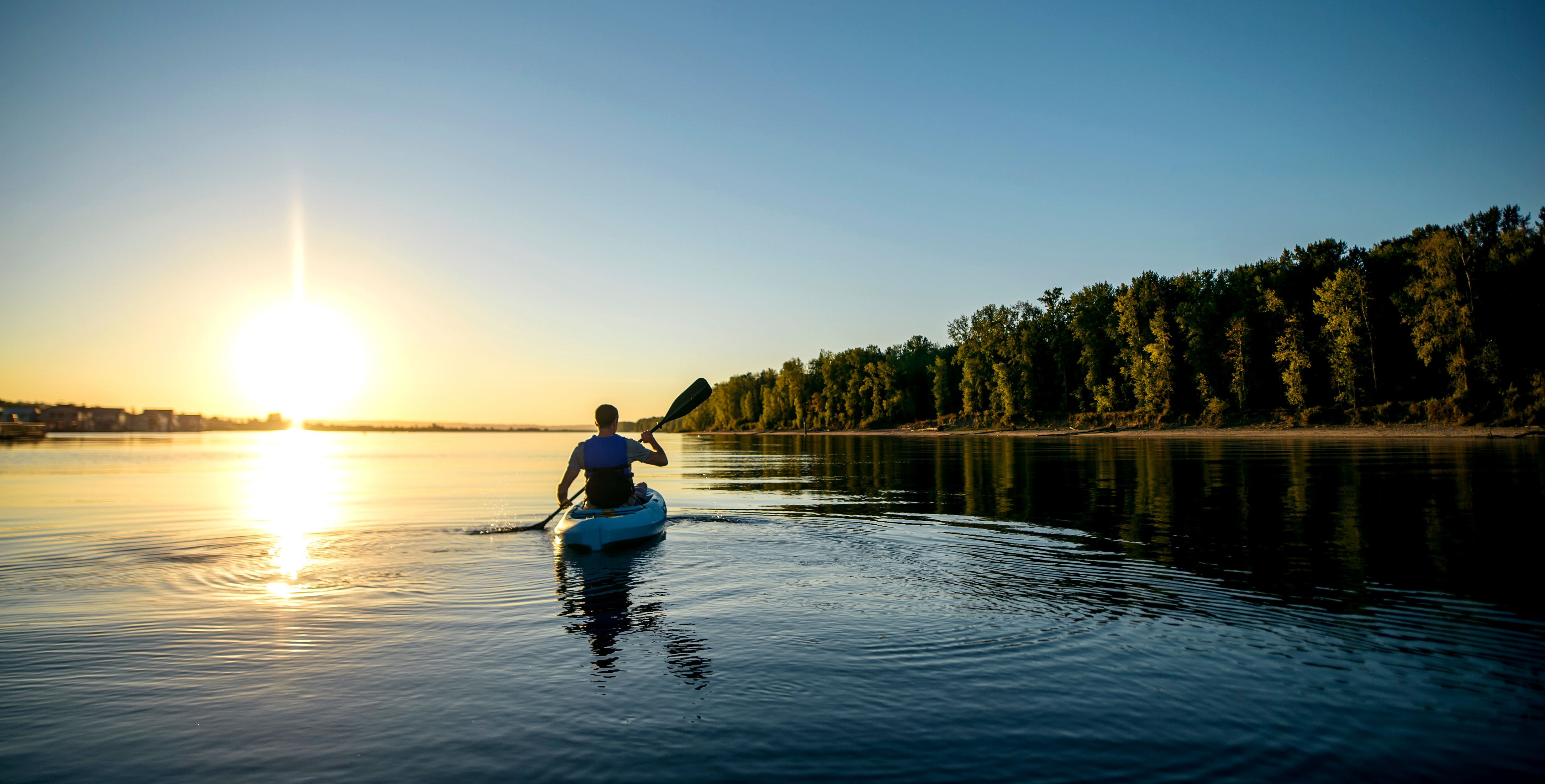 In Cumberland, kayaking on the Potomac River is a popular past time.