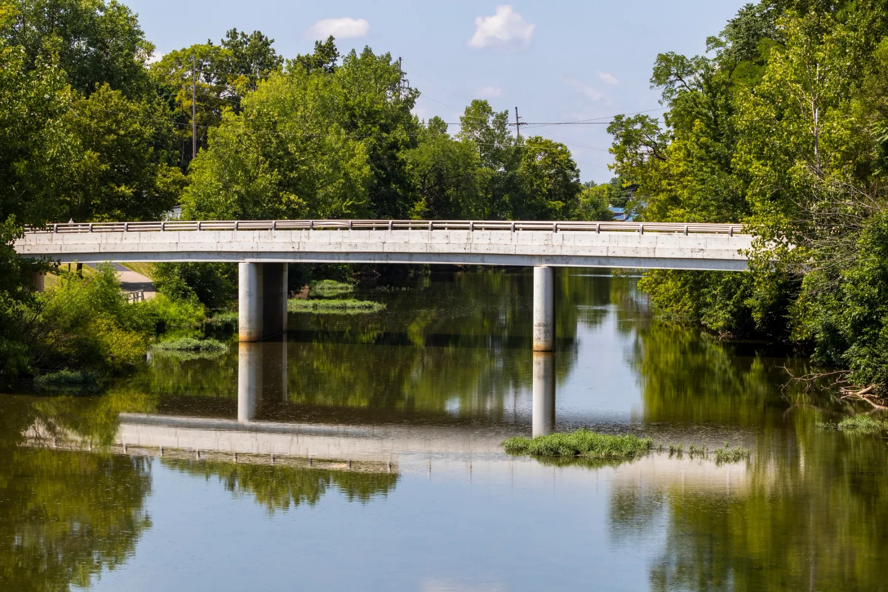 The Ottawa River Corridor Walkway and Bike Path features more than six miles of paved trails.
