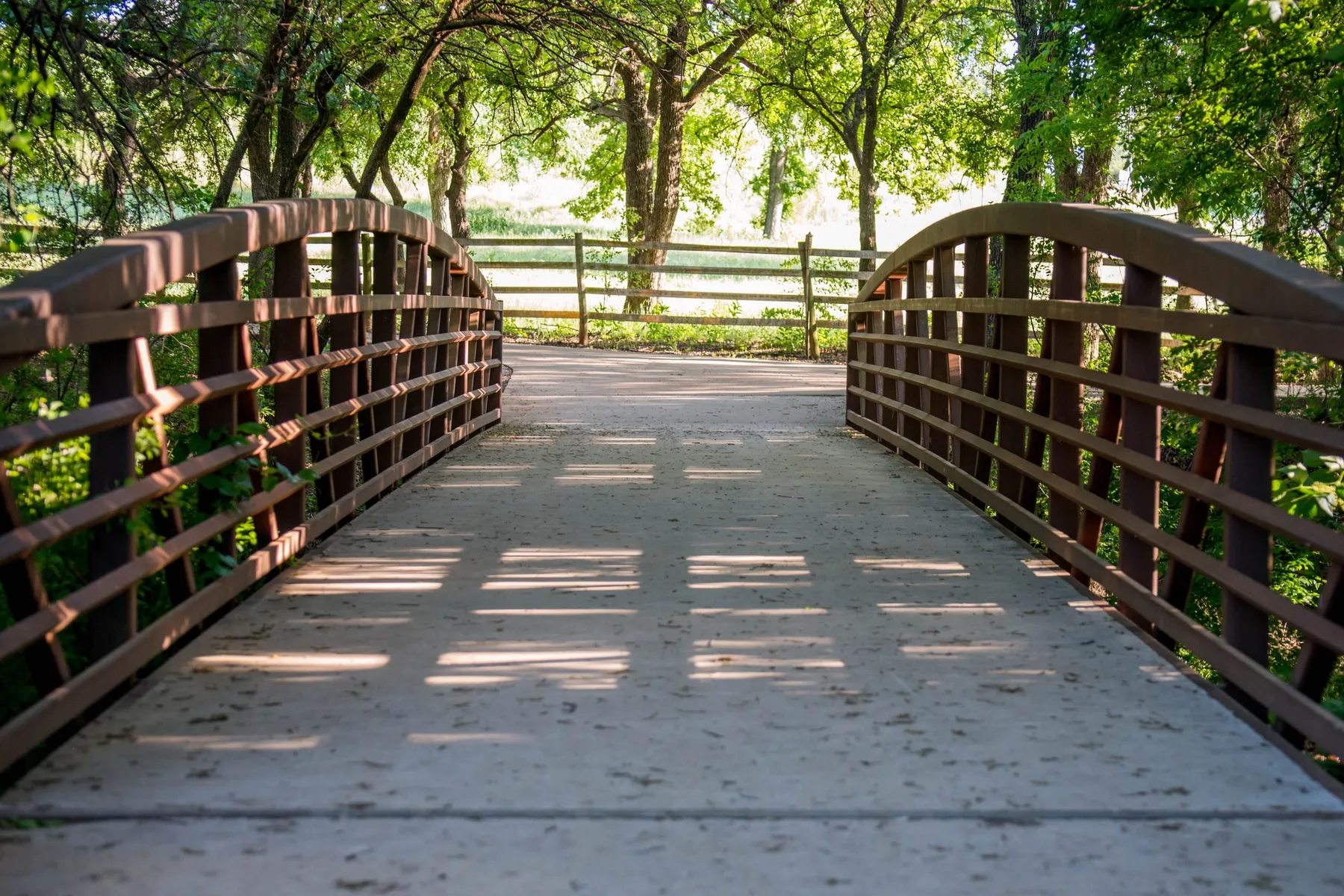 Spread across 336 developed park acres, Keller offers many walking trails for young and old.