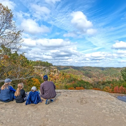 Natural Bridge Overlook in Red River Gorge