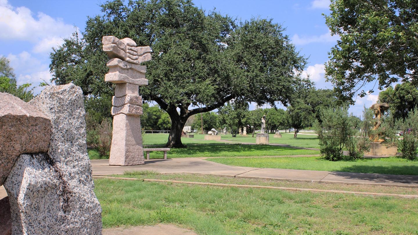 Located at the Liberty Hill Intermediate School, the Liberty Hill International Sculpture Park is easily accessible and free to the public.
