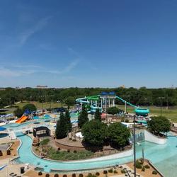 Cool off at Kenwood Cove, Salina's family-friendly water park featuring water slides, a lazy river, wave pool, and more. Admission is included in your Welcome Wagon. (Image Credit: Discover Salina)