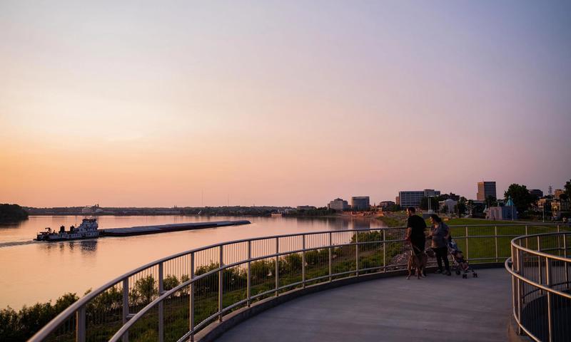 The Riverfront at Sunset (Photo Credit: Tymeallo Studios)