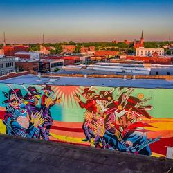 Mural on Garrison (Photo Credit: RightMind Advertising)