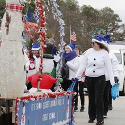 Christmas parade in the town of Santa Claus (Image from Spencer County Visitors Bureau)