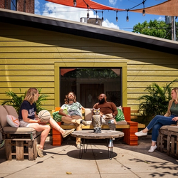 Courtyard of the Root, A Coworking space in downtown New Albany