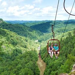 Skylift over Natural Bridge