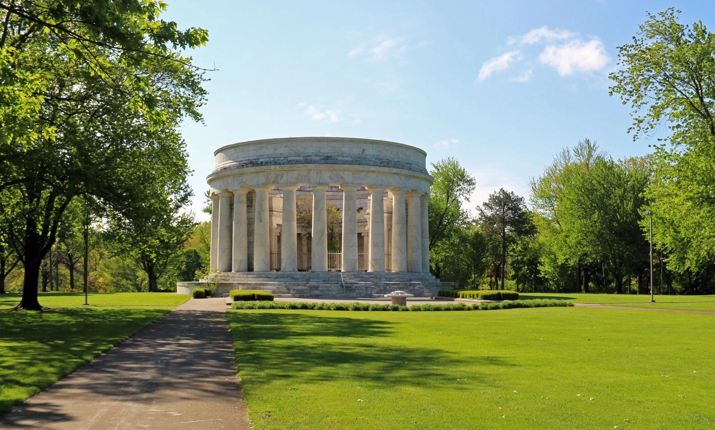 The Harding Memorial, final resting place of President and Mrs. Warren G. Harding, is the largest presidential memorial outside of Washington, D.C.
