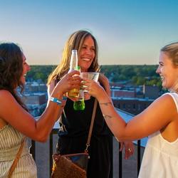 During your time off enjoy a night out at the High Note Rooftop Bar (Credit: Town of Elkhart)