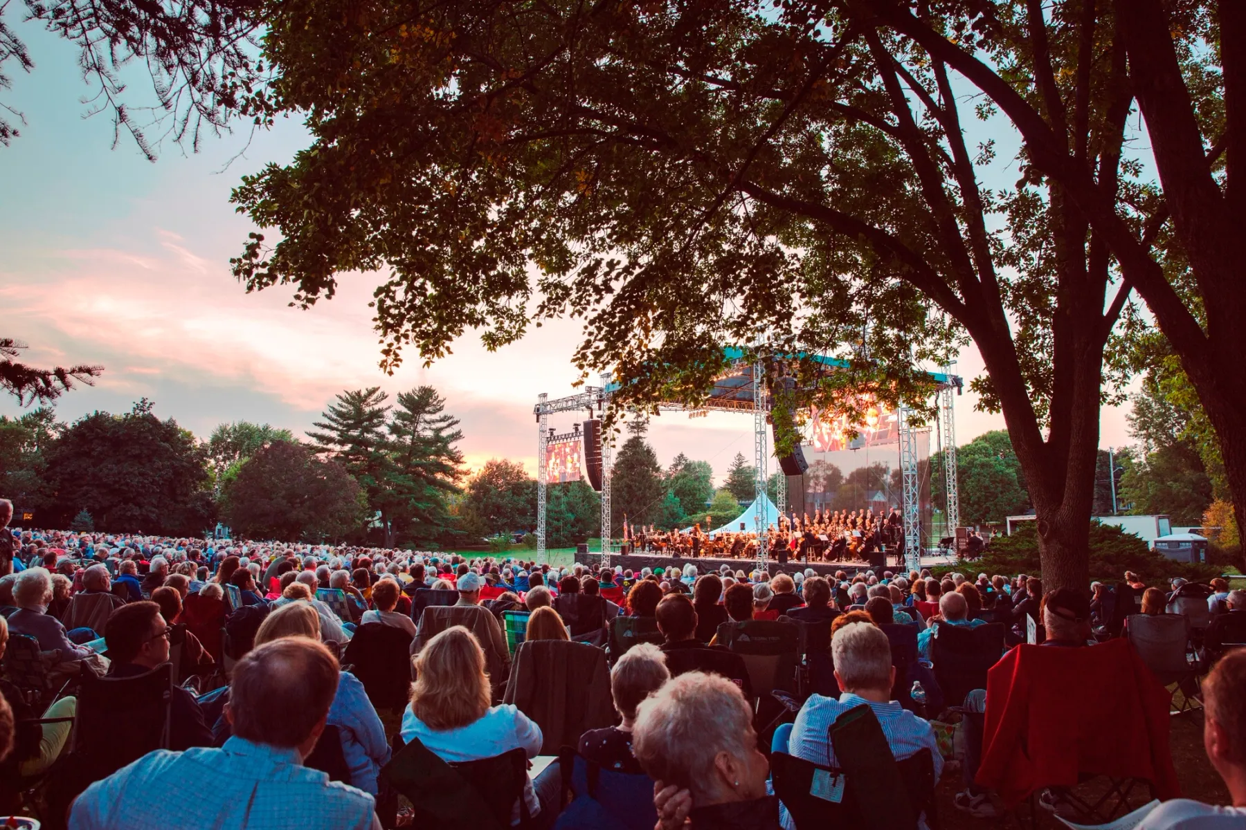 Outdoor Orchestra in Cedar Rapids (Credit: Cedar Rapids Metro Economic Alliance)