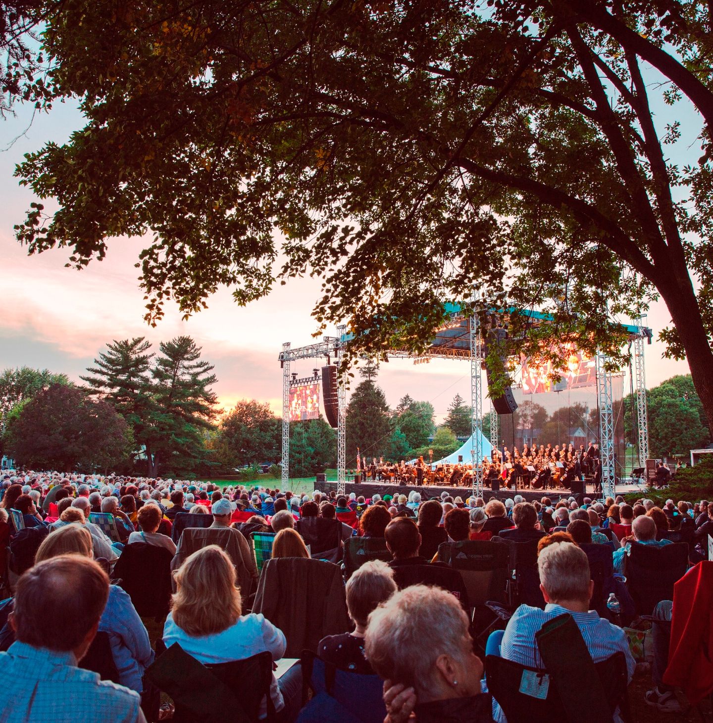 Outdoor Orchestra in Cedar Rapids (Credit: Cedar Rapids Metro Economic Alliance)