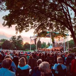 Outdoor Orchestra in Cedar Rapids (Credit: Cedar Rapids Metro Economic Alliance)