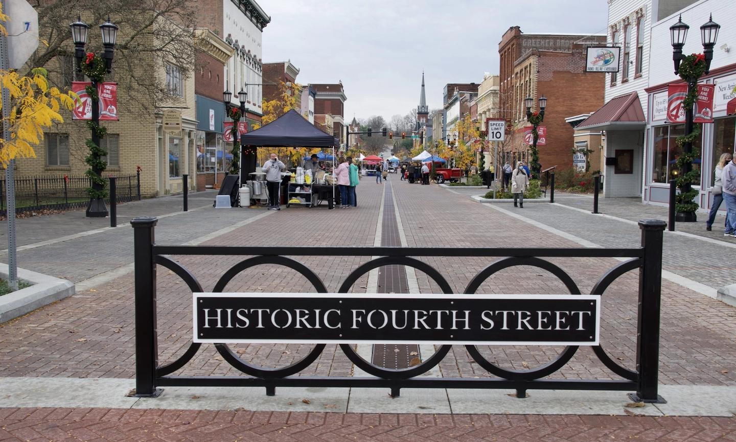 Listed on the National Register of Historic Places, Historic Fourth Street is home to antique stores, specialty shops, restaurants, and special events. 