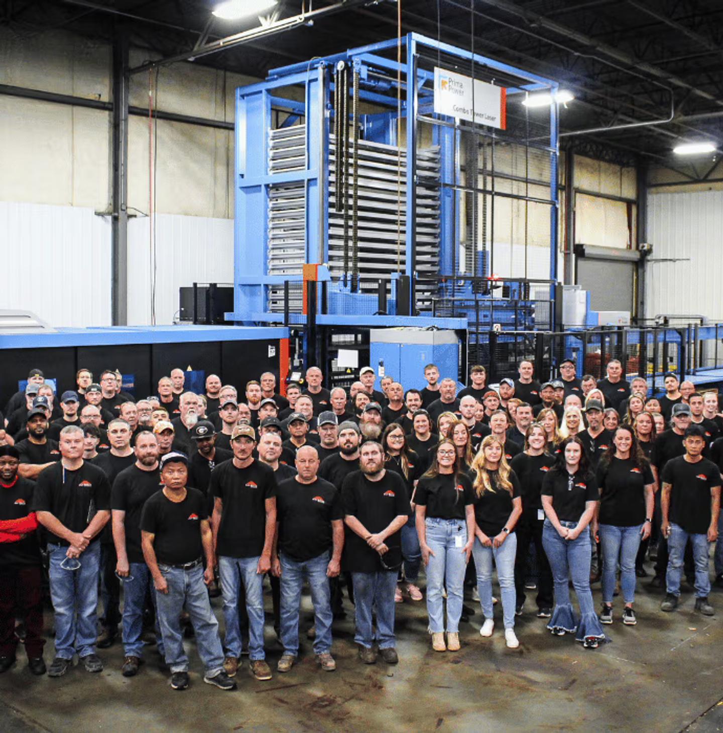 Team photo at Pan-Oston, partner employer in South Central KY (Credit: Pan-Oston)
