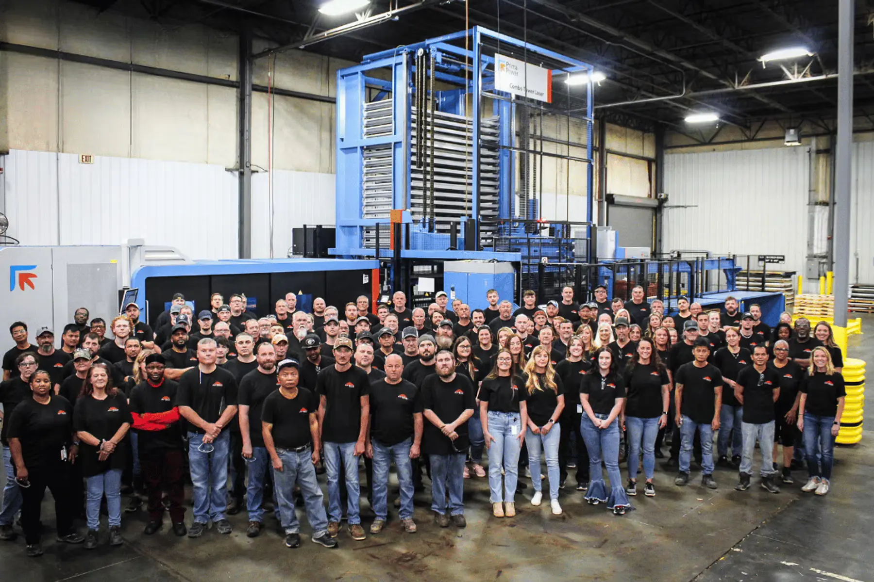 Team photo at Pan-Oston, partner employer in South Central KY (Credit: Pan-Oston)