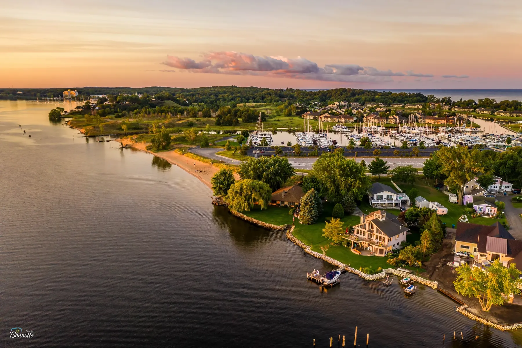 Muskegon County Michigan boasts 26 miles of beaches on the western shores of Lake Michigan.