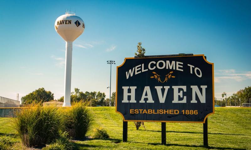 Welcome to Haven Sign