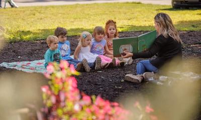 Story time at a local park!