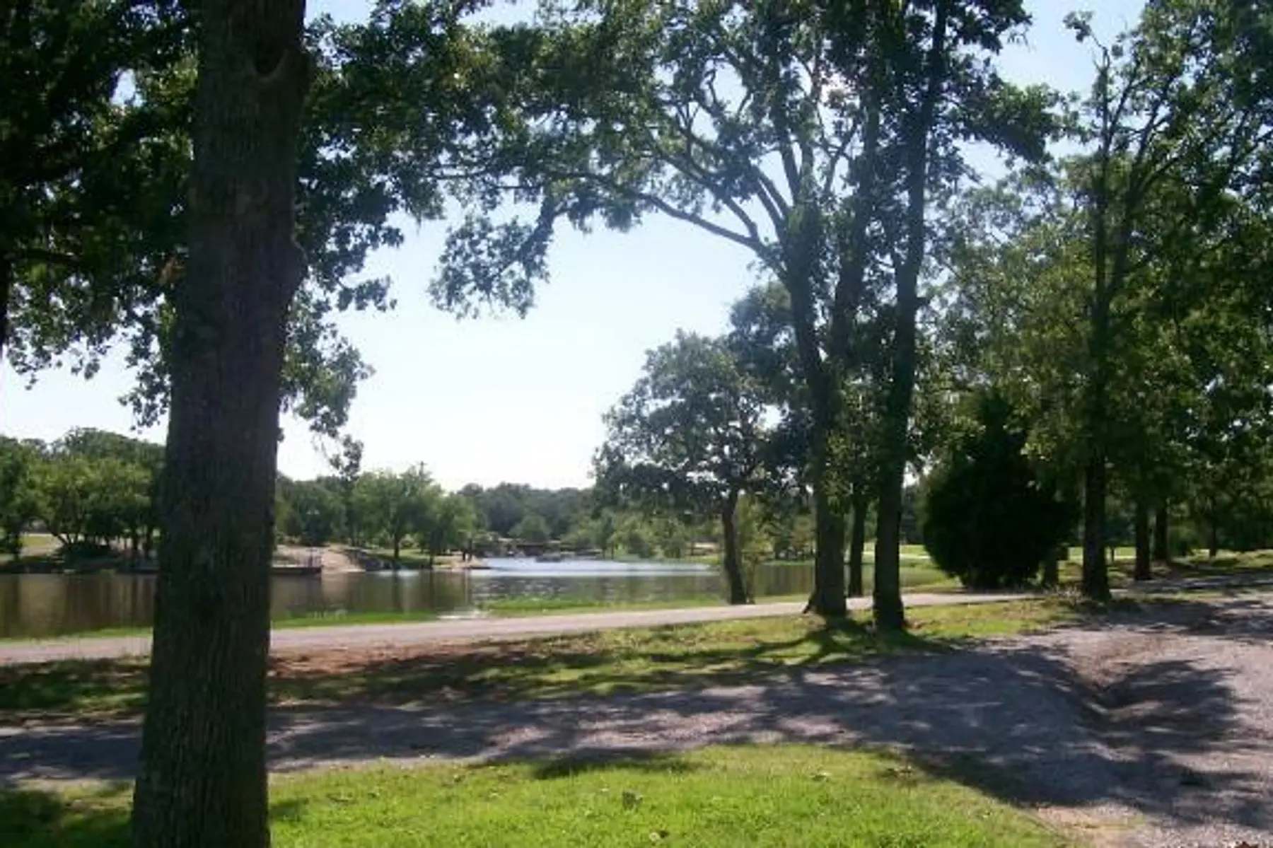 Claremore Lake in Northeastern Oklahoma sits on 1,200 acres and offers fishing, boating, and mountain biking.