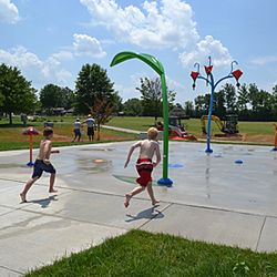 Splash Pad (Image Credit: Hummel Park) 