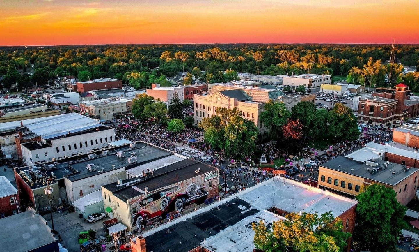 Downtown Auburn (Image Credit: Auburn, Indiana)