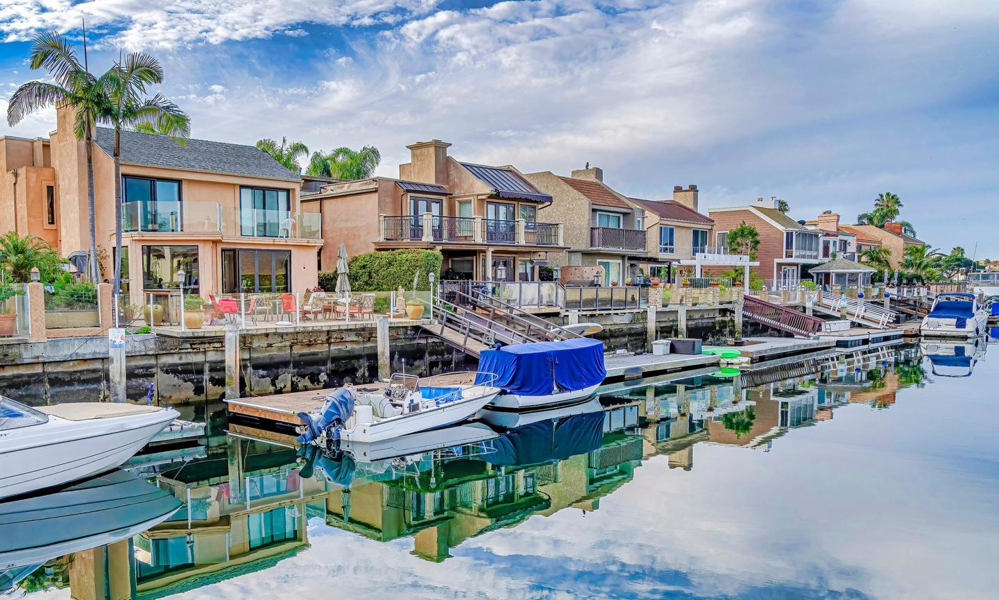 Huntington Beach is home to some of the most coveted real estate in the country, including waterfront properties with private boat docks.