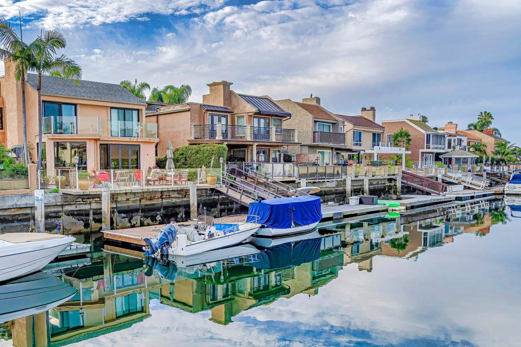 Huntington Beach is home to some of the most coveted real estate in the country, including waterfront properties with private boat docks.