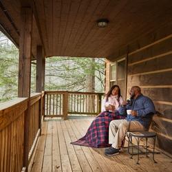 Mornings in the log cabin