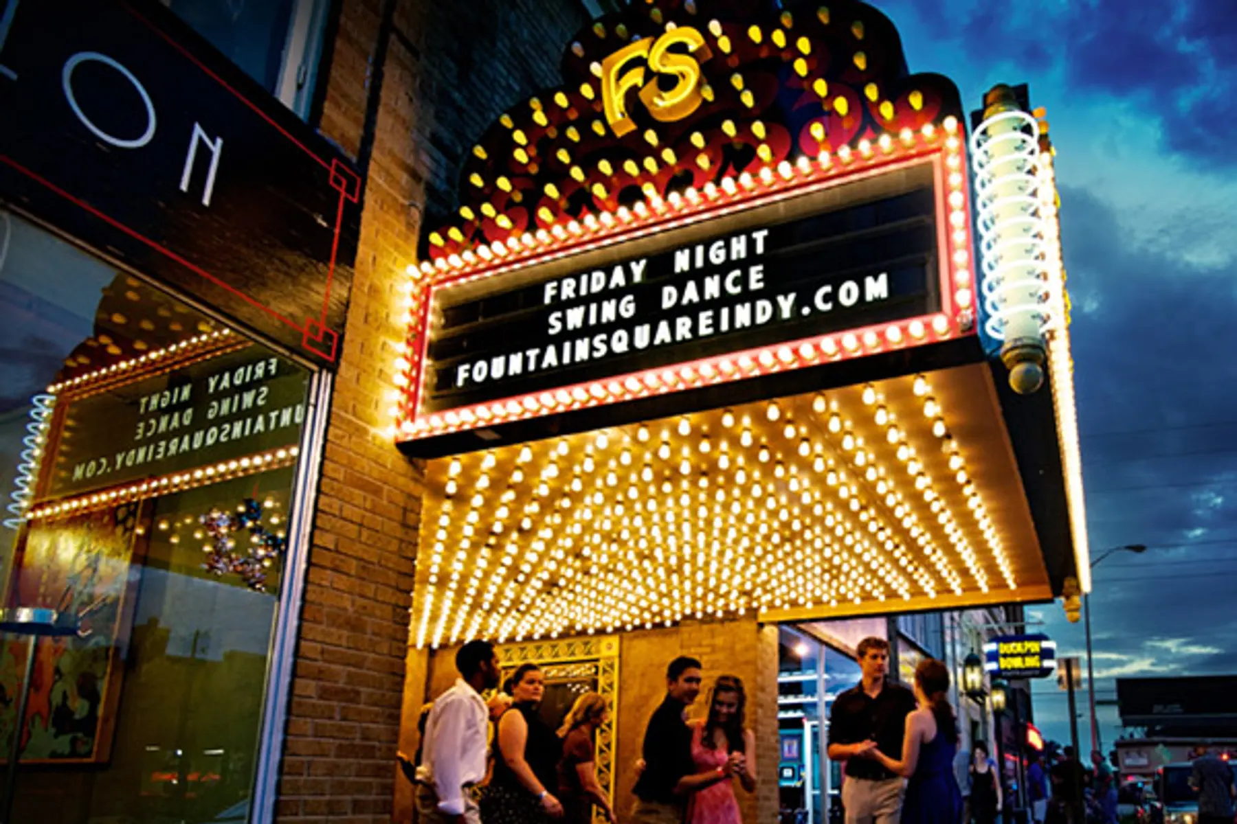 Fountain Square (Credit: Life in Indy)