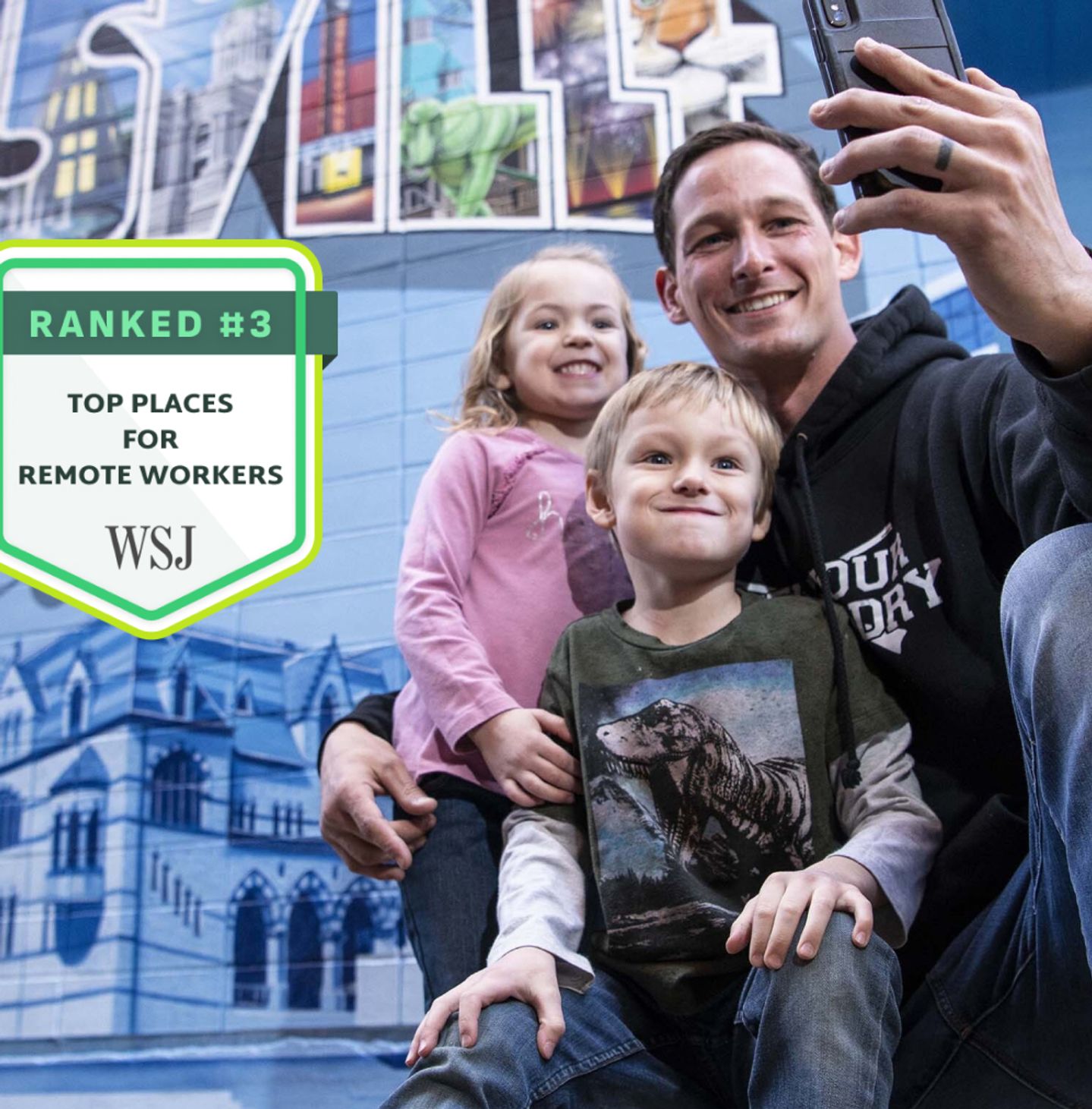 Evansville has been ranked the #3 best place for remote workers according to the Wall Street Journal