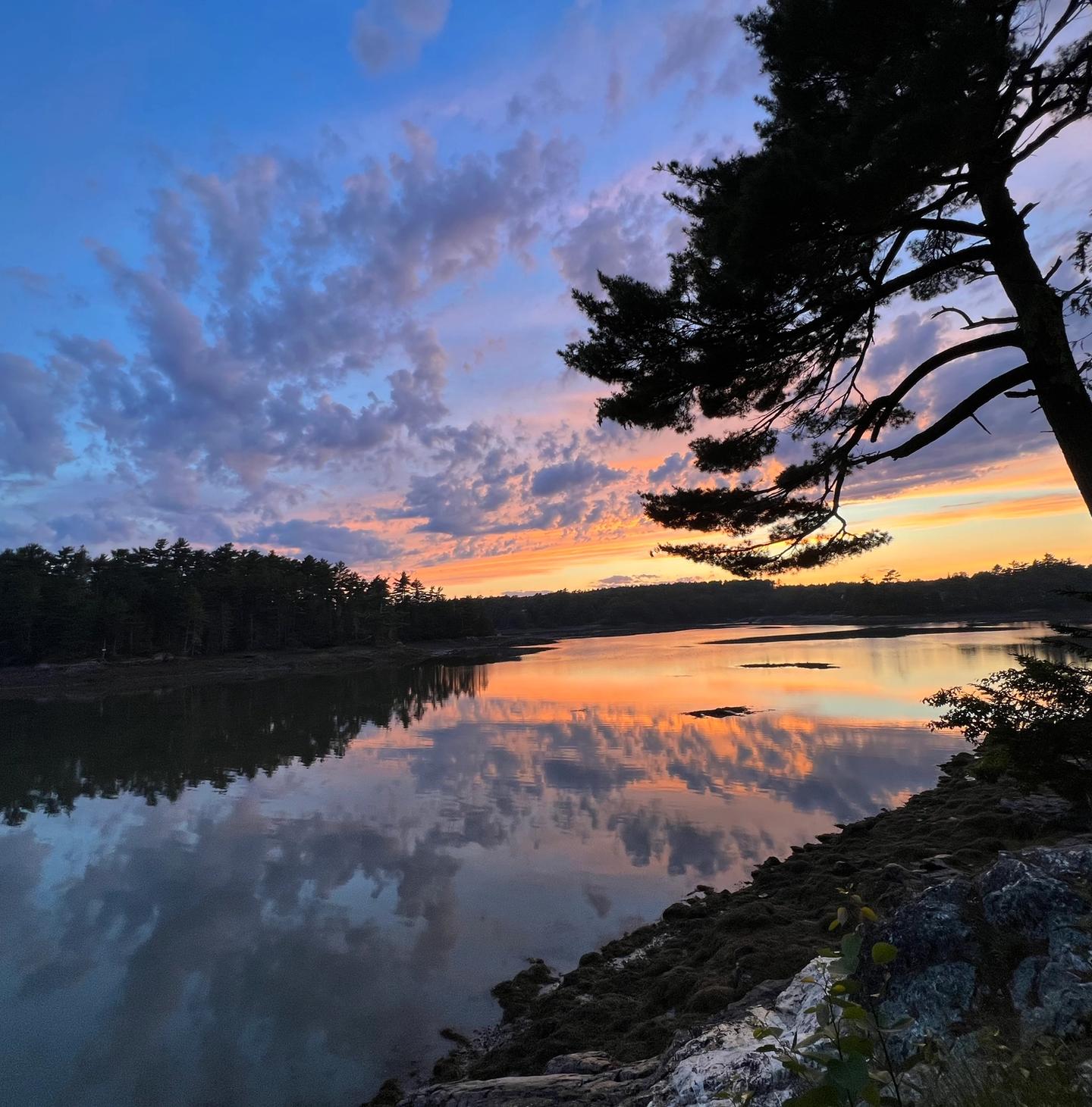 Beautiful Maine Sunset (Credit: Live + Work in Maine)