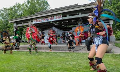 At Blaine’s annual World Fest can experience cultural performances from around the globe.