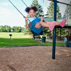 Father and daughter at Ella Sharp Park