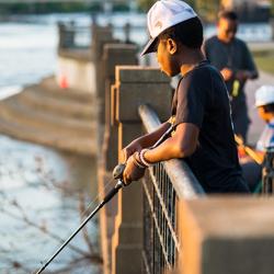 Fishing in the Chattahoochee River